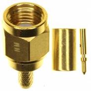 142-9404-011 Cinch Connectivity Solutions Non-Magnetic Crimp or Solder SMA Free Hanging (In-Line)