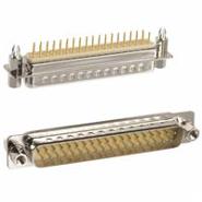 172-E37-113R911 NorComp 37 Positions Signal Gold Mating Side, Female Screwlock (4-40)