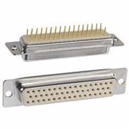 172-E50-213R001 NorComp Gold Receptacle, Female Sockets 50 Positions Solder