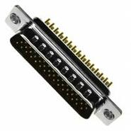 180-044-103L011 NorComp Signal 3 Rows Gold 44 Positions