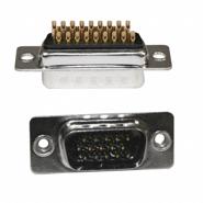 680-015-113R001 NorComp Housing/Shell (Unthreaded) 15 Positions Signal Solder