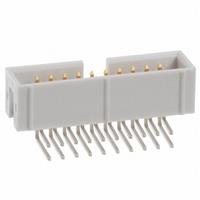 AWHW20A-0202-T-R Assmann WSW Components 2 Rows Gold Male Pin Header, Shrouded