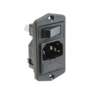 BVA01/Z0000/01 Bulgin Bulk Receptacle, Male Blades - Module Unfiltered - Commercial Switch On-Off