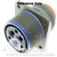 MS3450W22-23P Amphenol Aerospace Operations Silver Bulk Panel Mount, Flange Fluid Resistant