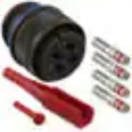 MS3454W22-22P Amphenol Aerospace Operations Receptacle, Male Pins Silver Bulk 4 Positions