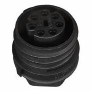 PX0931/07/S Bulgin Panel Mount IP68 - Dust Tight, Waterproof Nickel Receptacle, Female Sockets