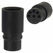 044 104 10006 02 Amphenol Sine Systems 6 Positions 250 V Receptacle for Male Contacts Socket (Female)