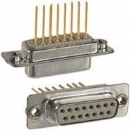 172-015-242R011 NorComp 15 Positions Wire Wrap 2 Rows Receptacle, Female Sockets