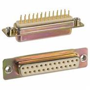 172-E25-211R011 NorComp Board Side (4-40) Receptacle, Female Sockets Signal 25 Positions