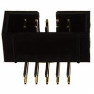 30310-5002HB 3M Solder Gold 0.100" (2.54mm) Header, Shrouded