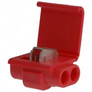 557 (BOXED) 3M Fully Insulated Red Butt Splice, Closed End, Individual Openings 2 Wire Entries