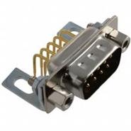 774-E09-113R141 NorComp 9 Positions Solder Gold Signal