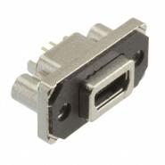 MUSBE55100 Amphenol Panel Mount, Through Hole 5 Contacts USB - mini AB Bulk
