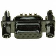 172-E09-203R911 NorComp Gold 2 Rows Receptacle, Female Sockets 9 Positions