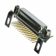 173-E25-212-141 NorComp 25 Positions 2 Rows Mating Side, Female Screwlock (4-40) Receptacle, Female Sockets