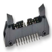 3429-5303 3M 26 Positions 2 Rows Header, Shrouded Mounting Flange