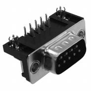 621-009-260-042 EDAC Inc. Gold Housing/Shell (4-40) 2 Rows Board Lock, Grounding Indents, Shielded