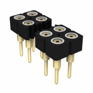 833-43-100-10-001000 Mill-Max Female Socket 0.079" (2.00mm) Receptacle Through Hole