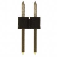 961102-6404-AR 3M Gold 0.100" (2.54mm) 1 Row Header, Unshrouded