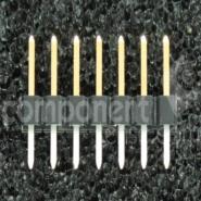 961107-6404-AR 3M Male Pin Gold 0.100" (2.54mm) Solder