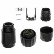 C016 20D003 210 12 Amphenol Sine Systems Plug, Female Sockets Gold Cable Clamp, Strain Relief 4 Positions