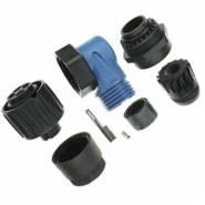 C016 20F003 100 10 Amphenol Sine Systems Bulk Cable Clamp Silver Plug, Female Sockets