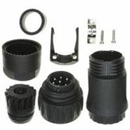 C016 30H006 110 12 Amphenol Sine Systems Free Hanging (In-Line) Silver IP65/67 - Dust Tight, Water Resistant, Waterproof Plug, Male Pins