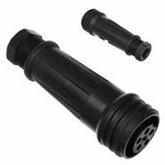 EXP-0921/05/S Bulgin IP68 - Dust Tight, Waterproof Keyed Receptacle, Female Sockets Free Hanging (In-Line)