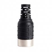 MB4FSR-B10.3 Amphenol Sine Systems Zinc Dust Tight, Strain Relief, Waterproof Black MotionGrade™ M23 B