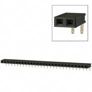 PPPC281LGBN-RC Sullins Connector Solutions 0.100" (2.54mm) 1 Row Through Hole, Right Angle 28 Positions