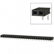 PPTC241LGBN Sullins Connector Solutions 24 Positions 0.100" (2.54mm) Through Hole, Right Angle Header