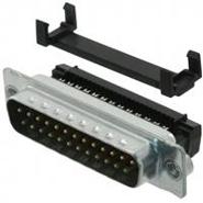 184A025-192L011 NorComp IDC, Ribbon Cable Feed Through, Strain Relief 2 Rows Plug, Male Pins