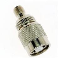 242105RP Amphenol RF Gold Brass Between Series Adapter Straight