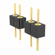 800-10-024-10-002000 Mill-Max Header, Unshrouded Male Pin 0.100" (2.54mm) Gold