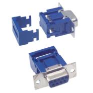 CWR-281-09-0000 CW Industries Gold Receptacle, Female Sockets Feed Through, Strain Relief 2 Rows