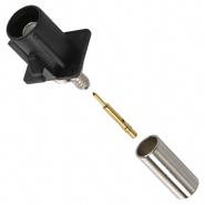 FA1-NASP-C01-1 Amphenol RF Code A Crimp SMB Panel Mount, Square Flange - No Holes