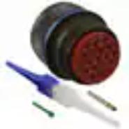 MS3451W22-14P Amphenol Aerospace Operations Free Hanging (In-Line) Silver Receptacle, Male Pins Bulk