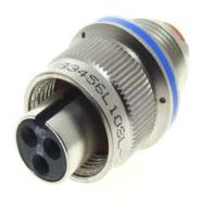 MS3456L10SL-3S Amphenol Aerospace Operations Military, MIL-DTL-5015 Crimp