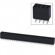 PPTC302LFBN-RC Sullins Connector Solutions 0.100" (2.54mm) 60 Positions Solder Female Socket