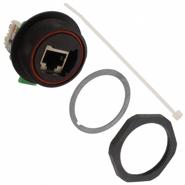 PX0839/IDC Bulgin IDC, Color Coded Block Shielded Cat5e Panel Mount, Bulkhead