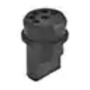 044 104 10306 Amphenol Sine Systems Bulk 44 6 Positions Receptacle for Male Contacts