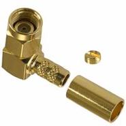 132122RP Amphenol RF Solder SMA 12.4GHz Free Hanging (In-Line), Right Angle