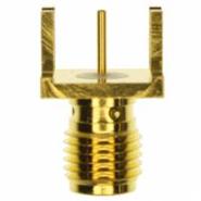 132255RP Amphenol RF Board Edge, End Launch RP-SMA, RSMA, R-SMA Solder 18GHz