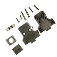 165X11869XE Conec Mating Screws 4-40 Two Piece Backshell 180° Polycarbonate, Glass Filled