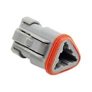 AT06-3S-EC01 Amphenol Sine Systems 3 Positions AT Series™ Plug Crimp