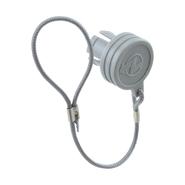 BRD.1B.200.PCSG LEMO Receptacle 1B Gray Contains Strap, Dust Tight, Water Resistant