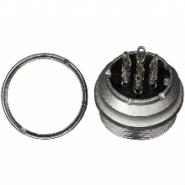 C091 31G007 100 2 Amphenol Sine Systems IP65/67 - Dust Tight, Water Resistant, Waterproof Bulk Receptacle, Female Sockets Silver