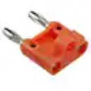 MDP-5 Pomona Electronics Set Screw, Cross Hole Banana Plug, Double, Stackable