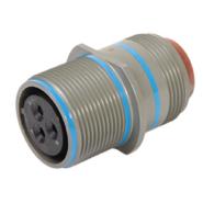 MS3451W22-23S Amphenol Aerospace Operations Free Hanging (In-Line) Silver 8 Positions Fluid Resistant